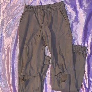 High Waisted Nude Joggers